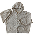 2021 Autumn wholesale Customized Kangaroo pocket Long Sleeve French Terry Men's Pullover zip Hoodie Sweatshirt